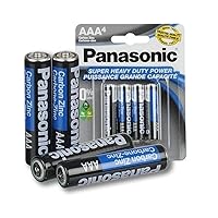 Panasonic 8 X AAA Batteries Super Heavy Duty Carbon Zinc Battery 1.5V