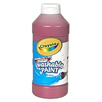 Crayola Washable Paint for Kids, Red Kids Paint, 16 Ounce Squeeze Bottle