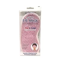 Pink gel beads eye mask