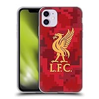 Head Case Designs Officially Licensed Liverpool Football Club Home Red Digital Camouflage Soft Gel Case Compatible with Apple iPhone 11