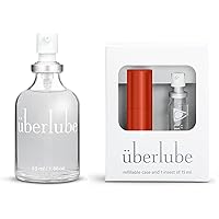 Uberlube Home and Travel Bundle - SedonaTravel Lube Kit + 55ml Bottle Silicone Lube, Unscented, Flavorless, Works Underwater - 55ml + Sedona Kit