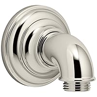 K-72796-SN Artifacts Wall-mount supply elbow, Vibrant Polished Nickel