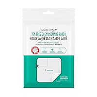 SOO’AE CALM TEA TREE CLEAR SQUARE PATCH - Acne Blemish Pimple Patch · FDA Registerd · Medical grade Absorbing Hydrocolloid Spot Treatment Fast Healing, Blemish Cover, Large body zit