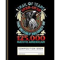 Trail Of Tears 1828-1938 The Deadly Journey 125000 Native American Composition Book