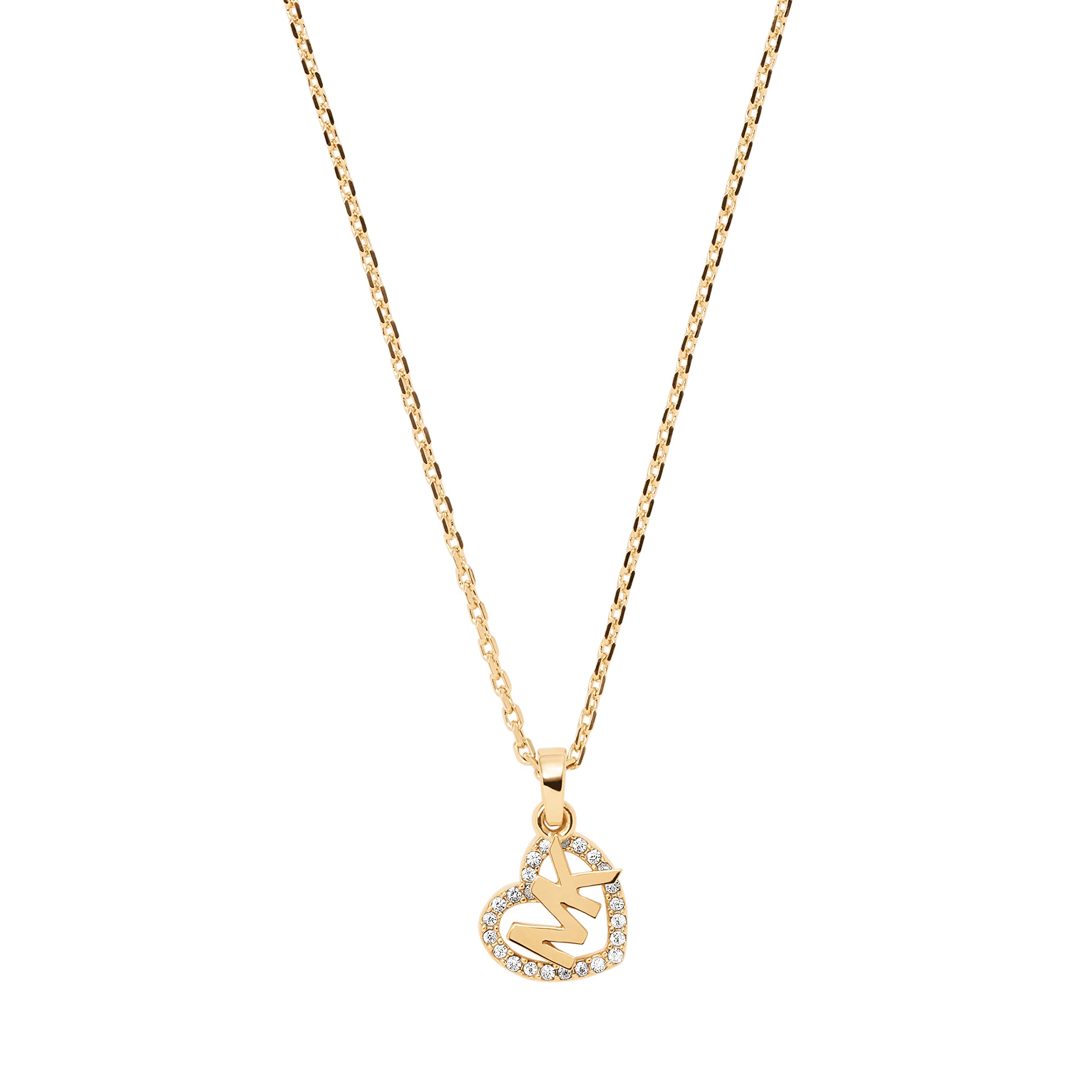 Michael Kors Women's Gold Brass Pendant Necklace (Model: MKJ7776710)