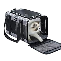 17.5x11x11 Inches Cat, Dog Carrier for Pets Up to 16 Lbs, Soft-Sided Cat Bag Animal Carriers Travel Puppy Carry As a Toy of Fabric Pet Home
