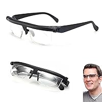 Flex Focal Adjustable Glasses, Flex Focus Adjustable Glasses Dial Vision, Focus Adjustable Glasses Dial Vision, Flexvision Adjustable Vision Glasses Near and Far Sight (1pcs)