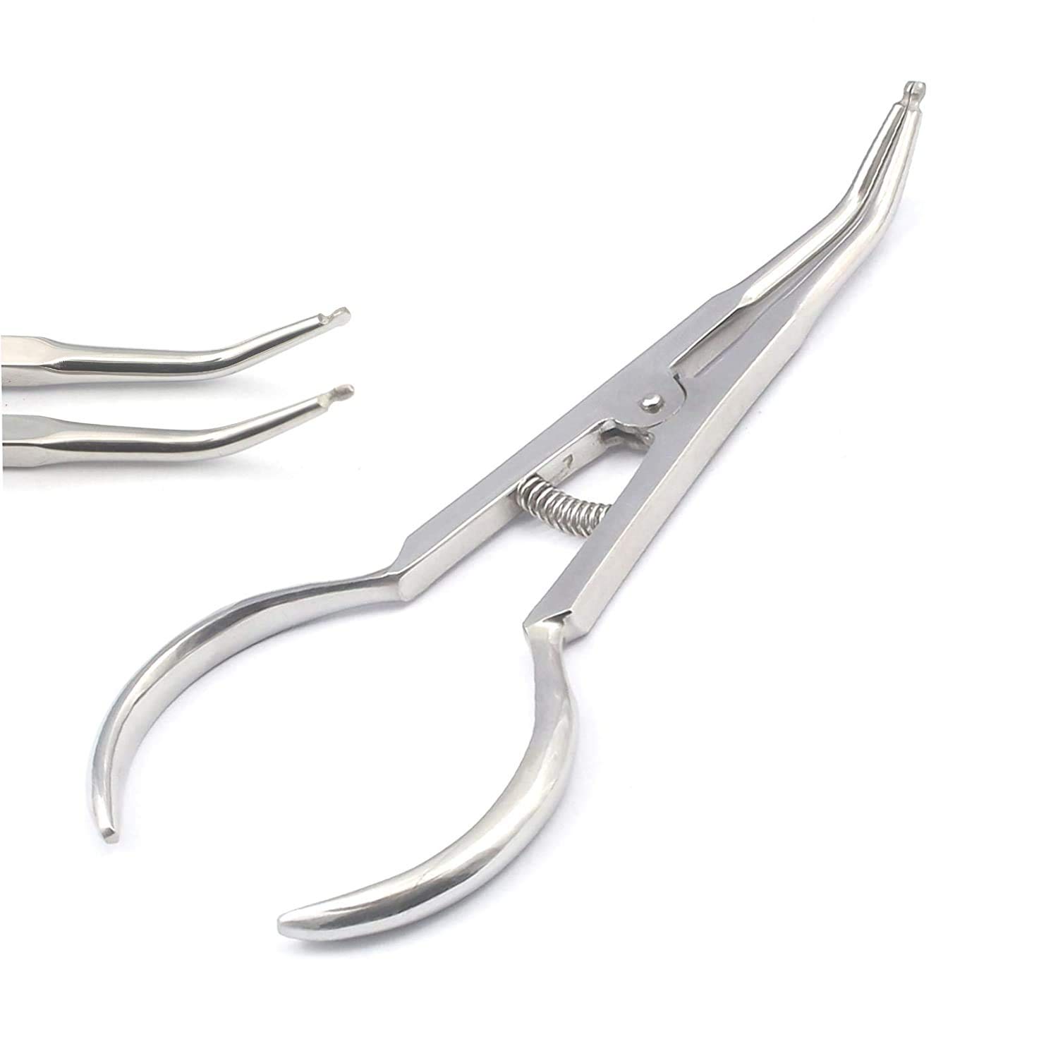 OdontoMed2011 Separating Pliers Curved for Orthodontic Rubber Band Elastic Bracket Holder Dental Instruments ODM