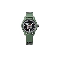 Citizen Watch R03A-510VK R03A-510VK Smile Solar Wristwatch, The Park Shop, Collaboration Model, Solar, Analog, Waterproof, 10 ATM Waterproof, Urethane Strap, Green, green