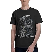 Children of Bodom T Shirt Men's Summer Round Neckline Tops Casual Short Sleeve Clothes