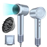 Ionic Hair Dryer, Hair Dryer Diffuser and One Concentrator Nozzle