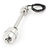 uxcell Stainless Steel Float Switch for Water Pump Tank Swimming Pool Garden Pond Liquid Water Level Sensor M10 116mm Length