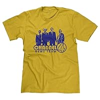 Channel 4 Local News Team Funny Parody Men's T-Shirt