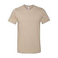 Men's Taped Shoulders Crewneck T-Shirt, Heather Tan, X-Large