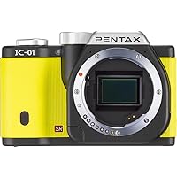Pentax K-01 Mirrorless Digital Camera, Yellow (Body only)