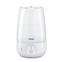 Vicks FilterFree Plus Cool Mist Plus Humidifier (VUL565), Medium Room –Filter-Free Cool Mist Humidifier for Baby, Kids and Adult Rooms, Works with Vicks VapoPads