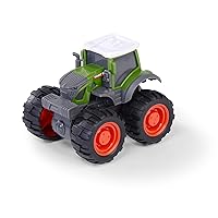 Dickie Toys 203731000, Dickie Toys Fendt Monster Truck Tractor, Fendt Tractor as Monster Truck from Dickie Toys with Friction Motor and Four-Wheel Drive, 9 cm, From 3 Years