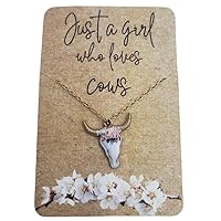 Western Jewelry for Women Gold, Cow Necklace for Girls, Boho Necklaces for Women, Cow Gifts for Women, Cow Jewelry for Women, Cowgirl Necklace, Cow Accessories, Highland Cow Necklace, Y2K necklace