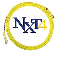 NXT4 4 Strand Heel Team Rope 35', Medium Soft Lay, Yellow