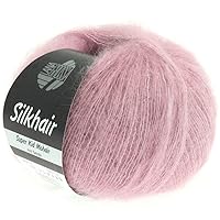 Lana Grossa Silkhair, 87 Subtle Purple Yarn, Pink