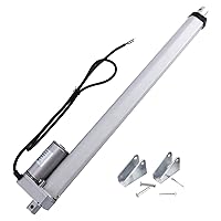 DC12V 16inch Stroke Linear Actuator with Mounting Bracket 900N(225lbs) Maximum Lift 10mm/s for Recliner TV Table Lift Massage Bed Electric Sofa Linear Actuator
