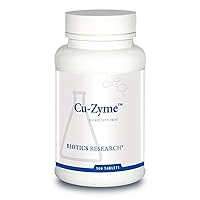 CuZymeTM Essential Mineral Supplement, Energy Metabolism, Iron Absorption, Healthy Bones, Immune Function 100 Tablets