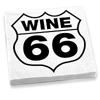 Epic Products Wine 66 Dinner Napkins (20 Pack), Multicolor