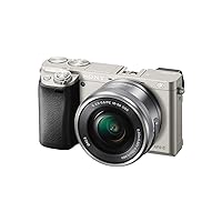 Sony Alpha a6000 Mirrorless Digital Camera - Body only (Silver) - International Version (No Warranty)