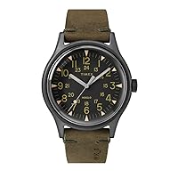 Timex MK1 40 mm Stainless Steel Gunmetal Olive Watch TW2R97000