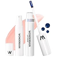 Wonderskin Wonder Blading Lip Stain Peel Off and Reveal Kit - Long Lasting, Waterproof Nude Lip Tint, Transfer Proof Natural Lip Stain Kit (Adore)
