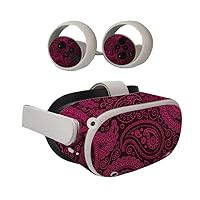 MightySkins Skin Compatible with Oculus Quest 2 - Paisley | Protective, Durable, and Unique Vinyl Decal wrap Cover | Easy to Apply, Remove, and Change Styles | Made in The USA (OCQU2-Paisley)