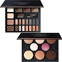 Youngfocus Cosmetics Cream Contour Best 8 Colors Contouring Foundation - Highlighting Makeup Kit/Concealer Palette - Face Blushes + Eye Makeup Contour Kit
