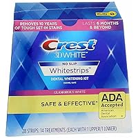 Crest 3D Whitestrips Glamorous White 28 Count (Pack of 2)