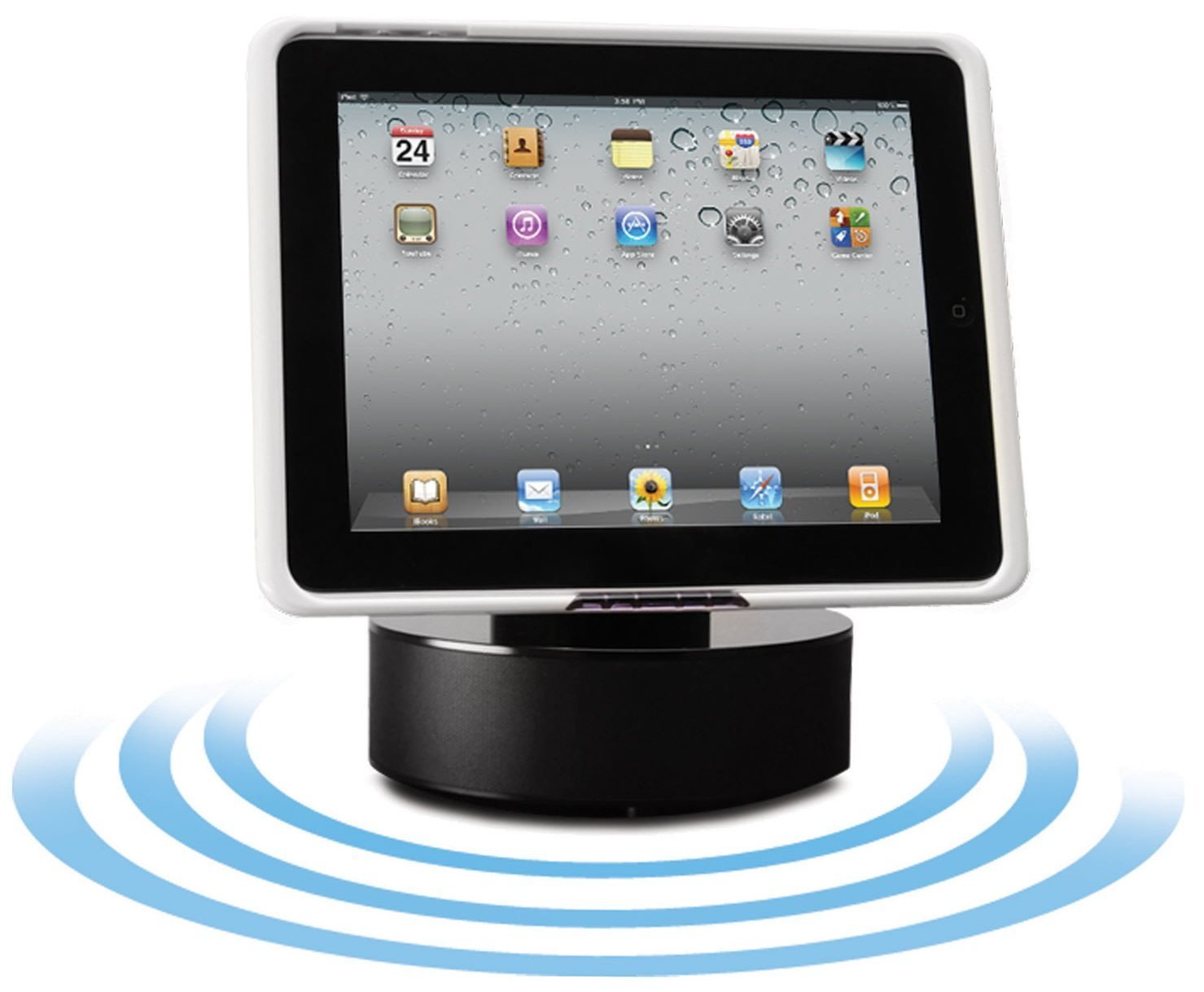IPD-HDSS Black Powered Sound Dock for iPad