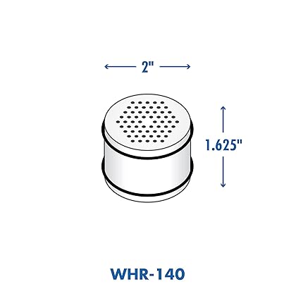 Culligan WHR-140 WTR FiltrationCartridge Shower Filter Replacement Cartridge, 1 Count (Pack of 1), White