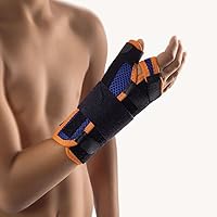 Bort 112050 SellaTex® Wrist Spica and Thumb Fracture Splint Removable Thumb Carpal Tunnel, Wrist Fracture, Thumb Fracture, Wrist Thumb Pain, Day Night Splint Splint, Immobilzer (Blue, Kids, Right)
