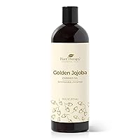 Plant Therapy Jojoba Golden Carrier Oil 16 oz 100% Pure, Cold-Pressed, Natural and GMO-Free Moisturizer and Carrier Oil for Essential Oils