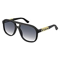 Gucci Pilot Sunglasses GG1188S 002 Black 58mm