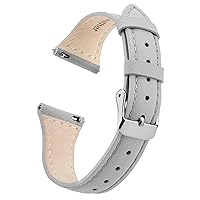 Ritche Quick Release Leather Watch Bands for Women Ladies Watch Straps Replacement 12mm 14mm 16mm 18mm 20mm Black/Light Pink/White/Brown/Gray/Dark Blue, Valentine's day gifts for him or her