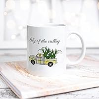 Funny White Ceramic Coffee Mug Happy Easter Day Flowers And Gray Yellow Plaid Coffee Cup Drinking Mug With Handle For Home Office Desk Novelty Easter Gift Idea For Kid Children Women Men