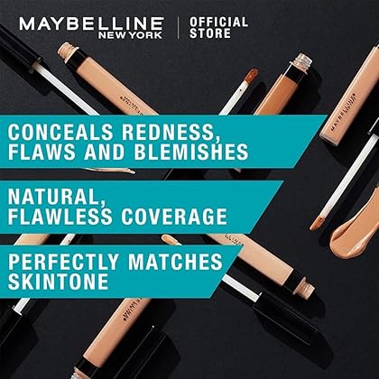 Maybelline New York Fit Me Liquid Concealer Makeup, Natural Coverage, Lightweight, Conceals, Covers Oil-Free, Fair, 1 Count