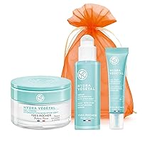 Hydra Vegetal Day Face Care Set Complex Hydration Moisturizing Cream, Serum and Eye Gel