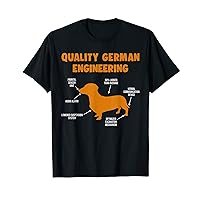Quality German Engineering Wiener Dachshund Dog Engineering T-Shirt