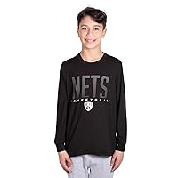 Ultra Game NBA Boys Super Soft Long Sleeve Active T-Shirt