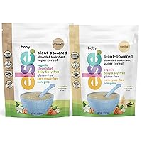 Super Cereal 2 Pack Variety, Vanilla & Original, For Babies 6 mo+, Made With Real Whole Plants for a Nutritionally Balanced meal, with gluten free carbs and plant protein, 7 Oz