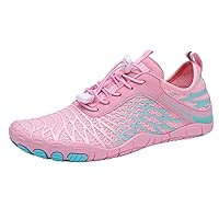Women's Non-Slip Water Shoes Quick Dry Fabric Wading Creek Shoes with Striped Pattern for Indoor Fitness and Outdoor Activities-Unisex Beach Shoes