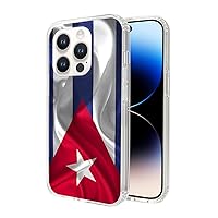 Cell Phone Case for iPhone 7 8 X XS XR 11 12 14 15 Standard Mini Plus + Pro Max, Slim Cover Country Flag Cuba Flag Cuban Soft TPU Bumper Protective Case, Travel Clear