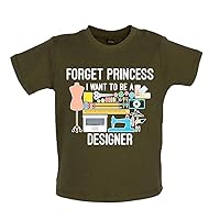 Forget Princess - Designer - Organic Baby/Toddler T-Shirt