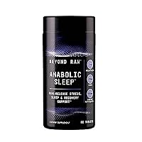 BEYOND RAW Anabolic Sleep | Duel-Release Stress, Sleep, & Recovery Support | 60 Count