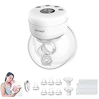 S21 Wearable Breast Pump Hands Free,Portable Hands Free Breast Pump for Breastfeeding,Electric Portable Wireless Breast Pumps 21/24/27mm Flange,1 Pack